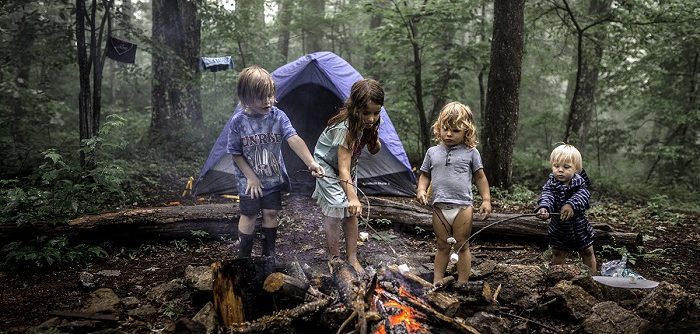 camping with kids