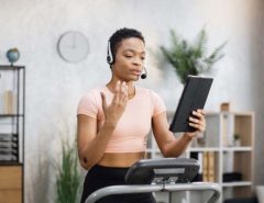 How can I stay in shape while working from home?